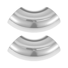 Motoforti 2 Pcs 1.5" OD 90 Degrees Mandrel Bend Elbow T316 Stainless Steel Exhaust Elbow Pipe Thickness 1.5mm/16GA Arc Length 3.94" for Car Exhaust Elbow Pipe