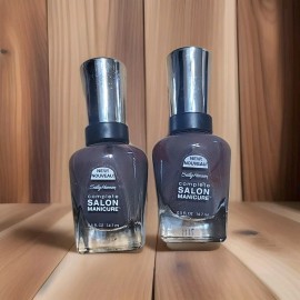 Sally Hansen Lot Of 2 Sally Hansen Complete Salon Manicure Nail Polish 445 Talk Is Chic