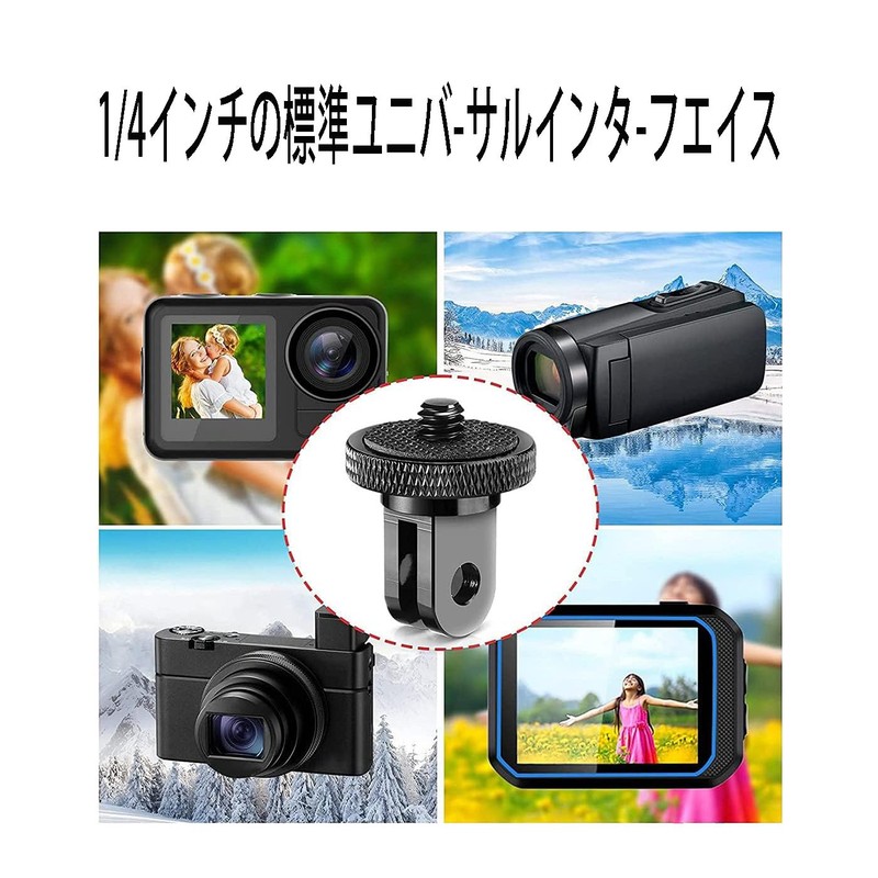 1/4 Conversion Adapter for GoPro (GP Standard) to Camera Screw