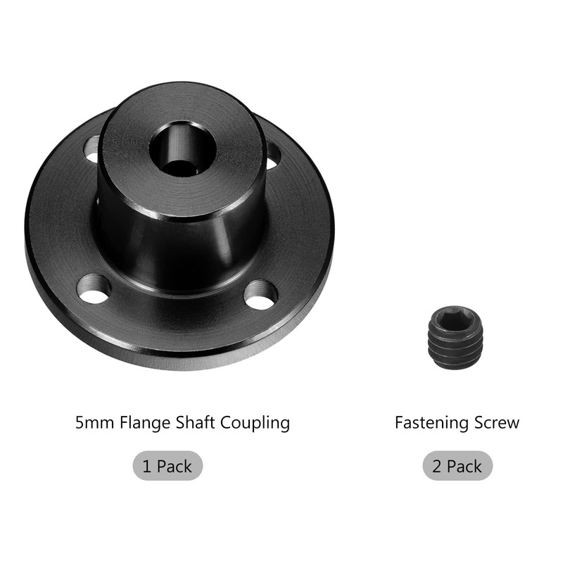 DMiotech 5mm Inner Diameter H15xD15 Flange Coupling Connector Rigid Guide