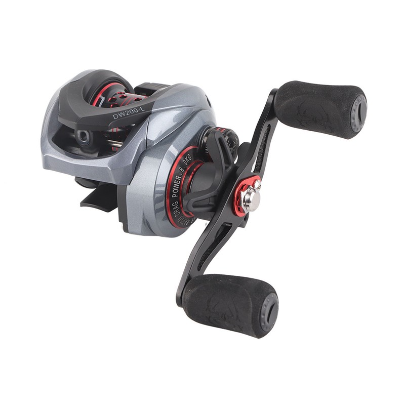 DW200 Baitcasting Reel Metal Micro Cup Spool 7.2:1 18+1BB Double