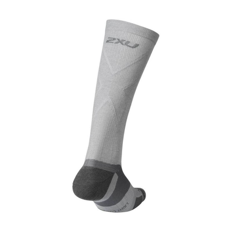 2XU Unisex VECTR MERINO LIGHT CUSION FULL LENGTH SOCK Grey/Grey
