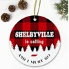 Shelbyville, TN Christmas Ornaments Shelbyville is Calling and I Must