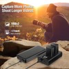ENEGON NP-FW50 Battery (2-Pack,1300mAh) and Dual Charger for Sony ZV-E10,