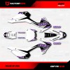 Factory EFX White & Purple Crf110 Shift Racing Graphics kit