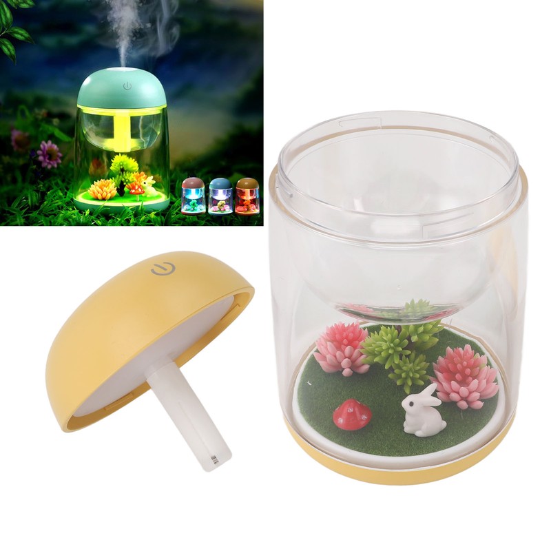 Micro Landscape Humidifier Cute Quiet 2 in 1 Ultrasonic Essential