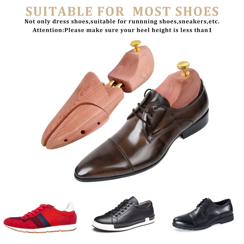 tongzaner Cedar Shoe Tree for Men Women Red Cedar Wood