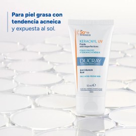 Protector Solar Facial Ducray Keracnyl Fluido Fps Anti Imperfecciones