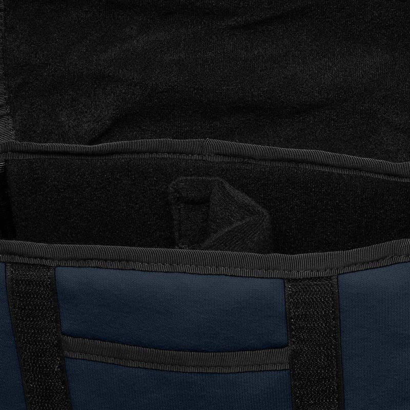 Chums Bag Small Camera Shoulder Sweat Nylon, Navy x Beige