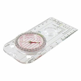 Highlander Pathfinder Military Map Compass - Clear