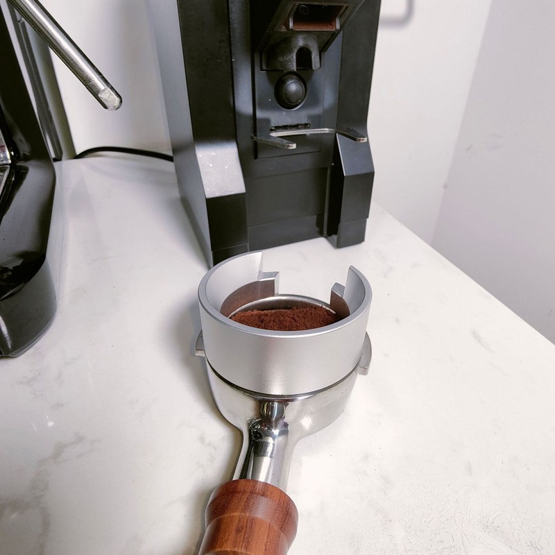 58mm Coffee Dosing Funnel Aluminum Coffee Machine Coffee Dosing Ring