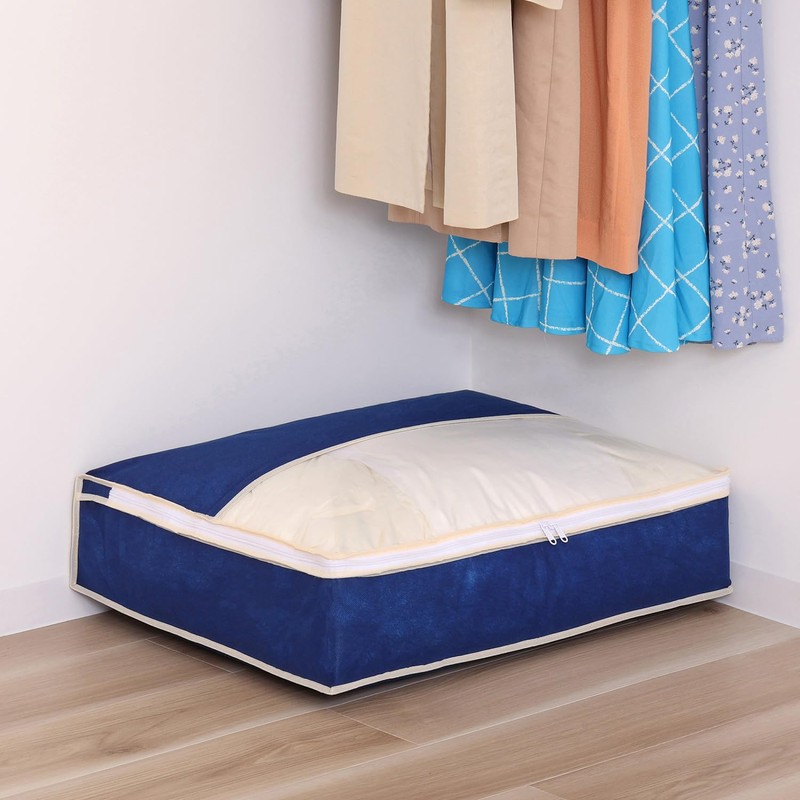 Astro 177-18 Feather Duvet Storage Bag, Single-use, Navy, Non-woven Fabric,