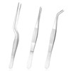 Garden Tweezers, 3 Pcs Stainless Steel Plant Tweezer Set Straight