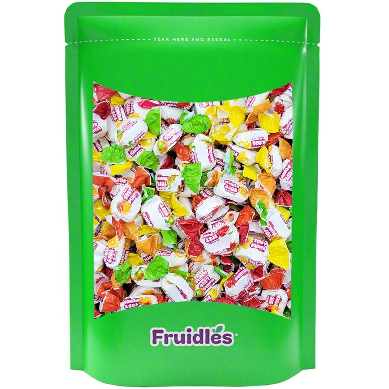 Soft Punch Chews Taffy, Delicious Gourmet Candy Sweets, Individually Wrapped