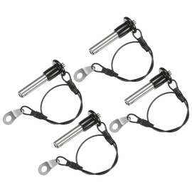 M METERXITY 4Pcs Ball Locking Pins 8mm Dia 25mm Usage Length Button Handle Quick Release Pin