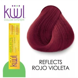 Kuul Reflects Rojo Violeta Tinte Hair Dye 90 ml 3.04 fl oz 86g With Developer