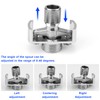 DIYCUT Shower Fitting Adapter Adjustable, Brass Arm Valve Eccentric Corner