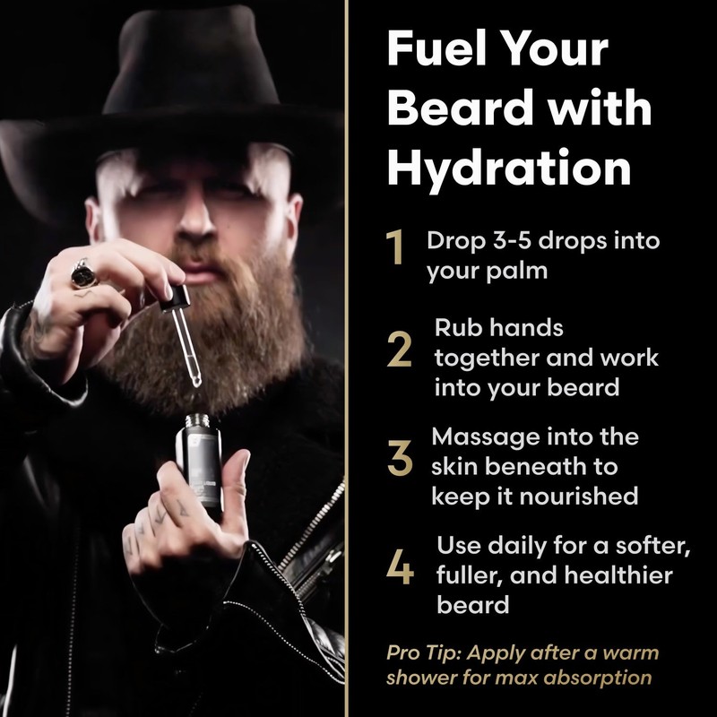 The Beard Struggle Night Liquid Elixir Beard Oil Gold Collection