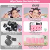 Qinzave 65 PCS Hair Curler Rollers with 5 Sizes Self