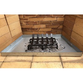 Fireplace Log Grate Heavy Duty Solid Steel Fire Place Wood Stove Firewood Holder 13 x 10 x 4 Inch