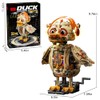 1168 PCS Mechanical Duck Building Block Toy Kit with LED