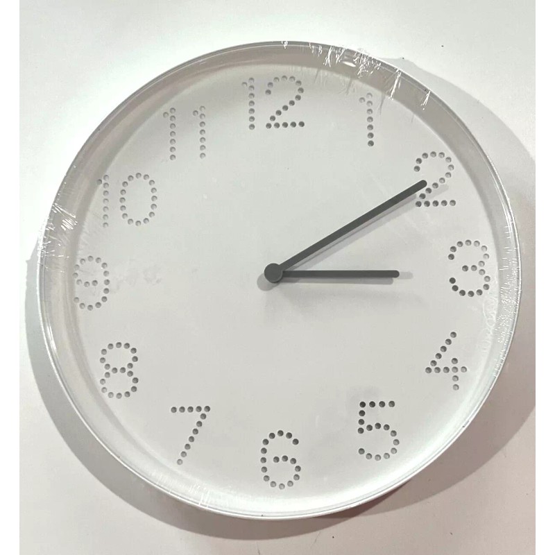 Ikea Wall Clock Tromma White 9 3/4" Analog clock Modern