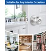 Lanwandeng 10 Pack Interior Door Knobs for Bedroom or Bathroom