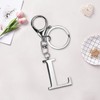 ORUZA Letter Keyring Alphabet Initial Keychain, Metal Letter Key Ring