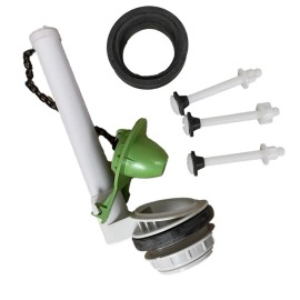 Kohler Sterling 2-inch Two-piece Flush Valve, 3 Bolts and Tank-to-bowl gasket