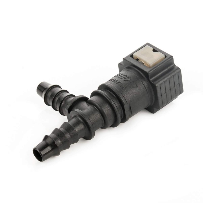 2x LST Fuel Line Connector Quick Coupling 8 mm T-Angle