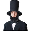 Abraham Lincoln Costume Hat With Beard