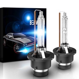 BEAMTECH D2S HID Bulbs, Xenon Headlight Replacement Bulb 35W 6000K Pack of 2