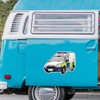 Extra Large 460mm 'Police Dog Van' Permanent Sticker Decal for