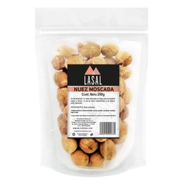 Nuez moscada entera 250 Gramos Pouch Resellable Lasal