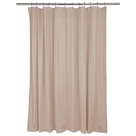 Bath Bliss PVC Heavy Shower Curtain Liner, 12 Rust Resistant Metal, 3 Weighted Magnet Hem, 4G Grommets, Taupe