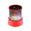 Red Night Lights for Kids- Star Design Projector Bedside Lamp