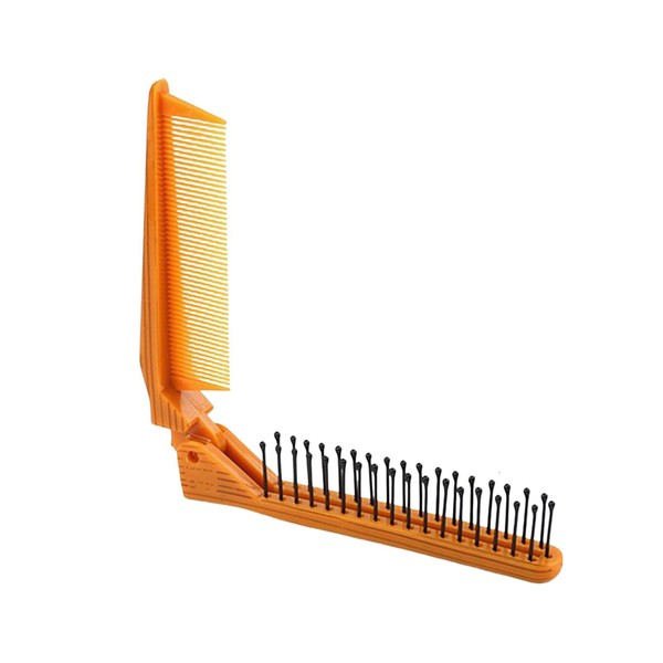 Milageto Folding Hair Comb,Portable Travel Folding Comb Brush,Small Compact Foldable