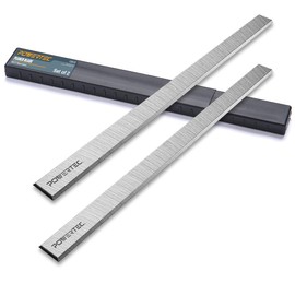 POWERTEC 12 Inch Planer Blades for Delta TP300, 22-540 Planer, Replacement for 22-547 Planer Knives, Set of 2 (12810V)