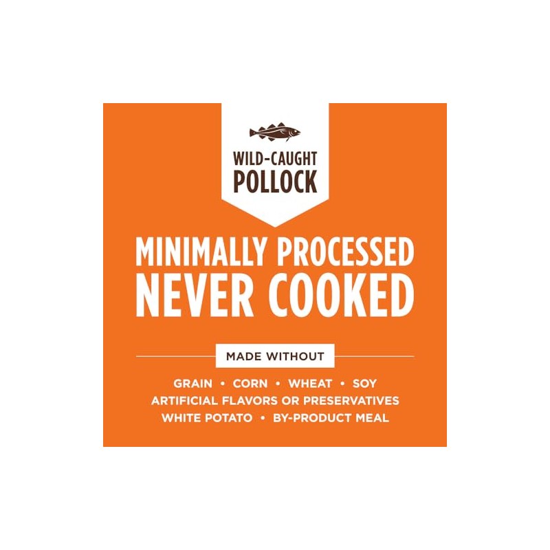 Instinct Raw Boost Mixers Pollock Liofilizado para Perros,Topper Natural con