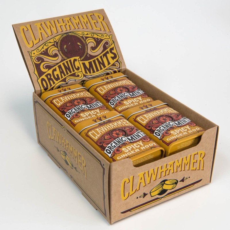 Clawhammer Organic Mints | USDA Certified Organic, Gluten Free, Non-GMO,