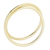 12pcs Spiral Napkin Rings Matte Gold Electroplating Prevent Fading Table