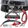 Metal Front Bumper with Winch Set Remote Control Accessory Fit