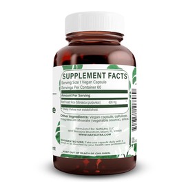 Natural Nutra Red Yeast Rice Extract, Cardiovascular Support, Citrinin Free, Gluten Free Supplements, 600 mg 60 Capsules (3 Pack)