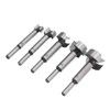 5Pcs Forstner Drill Bit Round Shank 15mm 20mm 25mm 30mm