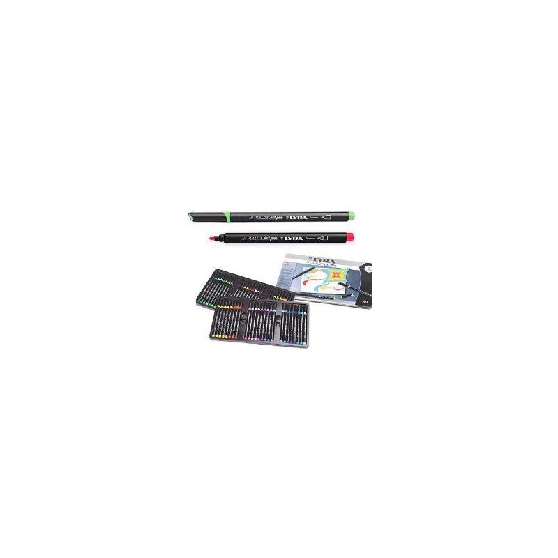 LYRA Art Pen, Fine Art Marker Set, 20 Assorted Colours,