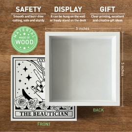 Hairapist Gifts for Women Men, Hairdressers Hairstylist Thank You Appreciation Gift Hair Stylist Christmas Birthday Gift Hair Salon Barbershop Beauty Shop Desk Table Decor Wooden Sign