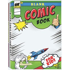 Blank Comic Book for Kids: Make Your Own Comic Book for Kids, Comic Sketchbook, Kids Comic Books