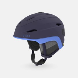 Giro Strata MIPS Ski Helmet - Snowboard Helmet for Women & Youth - Matte Midnight/Shock Blue - S (52-55.5cm)