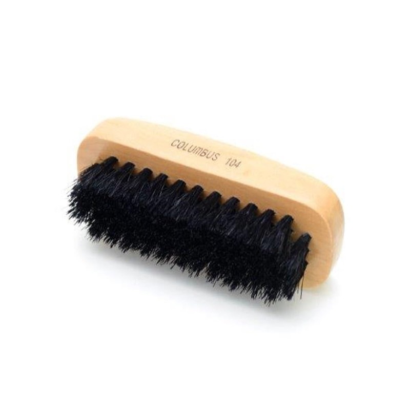 Columbus Shoe Brush 104 Shoe Pig Bristle Brush Mini Size
