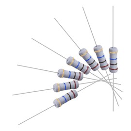 uxcell 50Pcs 10M Ohm Resistor, 1W 5% Tolerance Metal Oxide Film Resistors, Axial Lead, Flame Proof for DIY Electronic Projects and Experiments